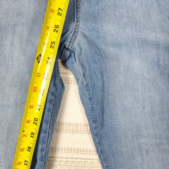 Ella Moss Button Fly Super High Rise Skinny Crop Jeans Size 10/30 - Picture 5 of 9